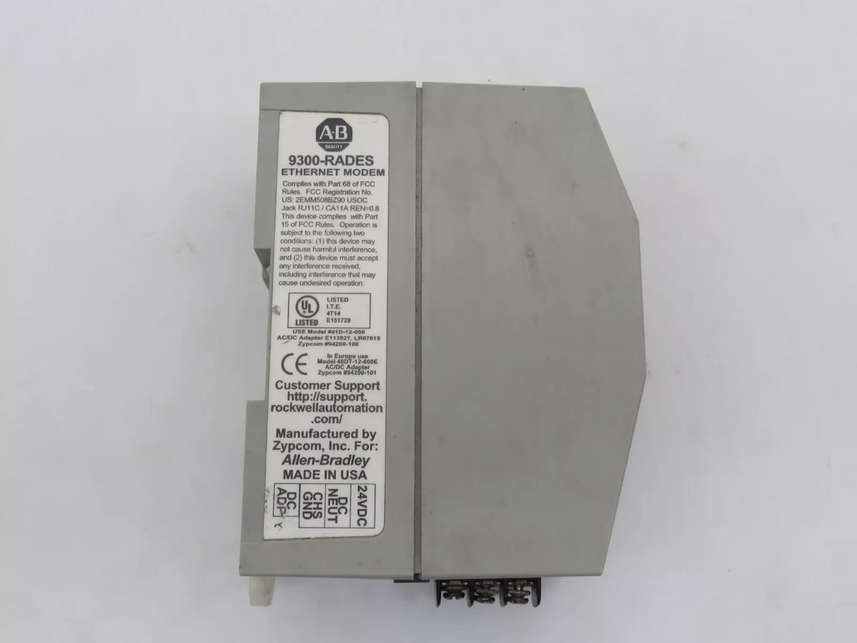 Allen Bradley 9300-RADES Ethernet Modem Remote Access 4 Port Switch