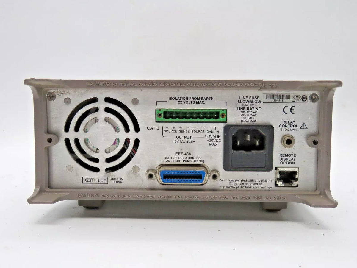 Keithley 2303 High Speed Power Supply 15V, 3A/9V, 5A