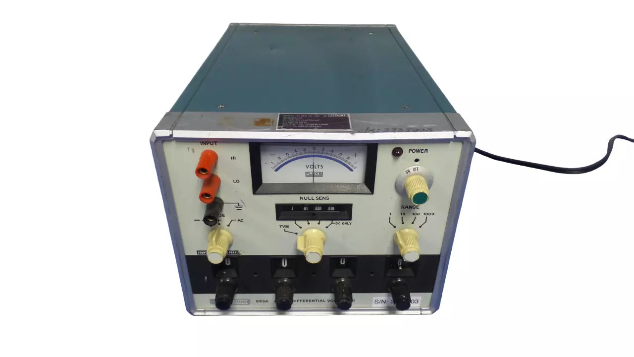Fluke 893A AC DC Differential Voltmeter - High Precision Voltage Measurement