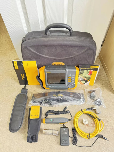 Fluke 810 Vibration Tester with Tachometer, Triaxial Accelerometer & Case