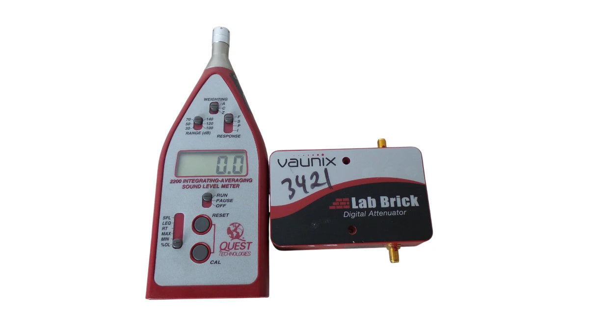 Quest Tech 2200 Integrating Averaging Sound Level Meter with VAUNIX LDA-602E