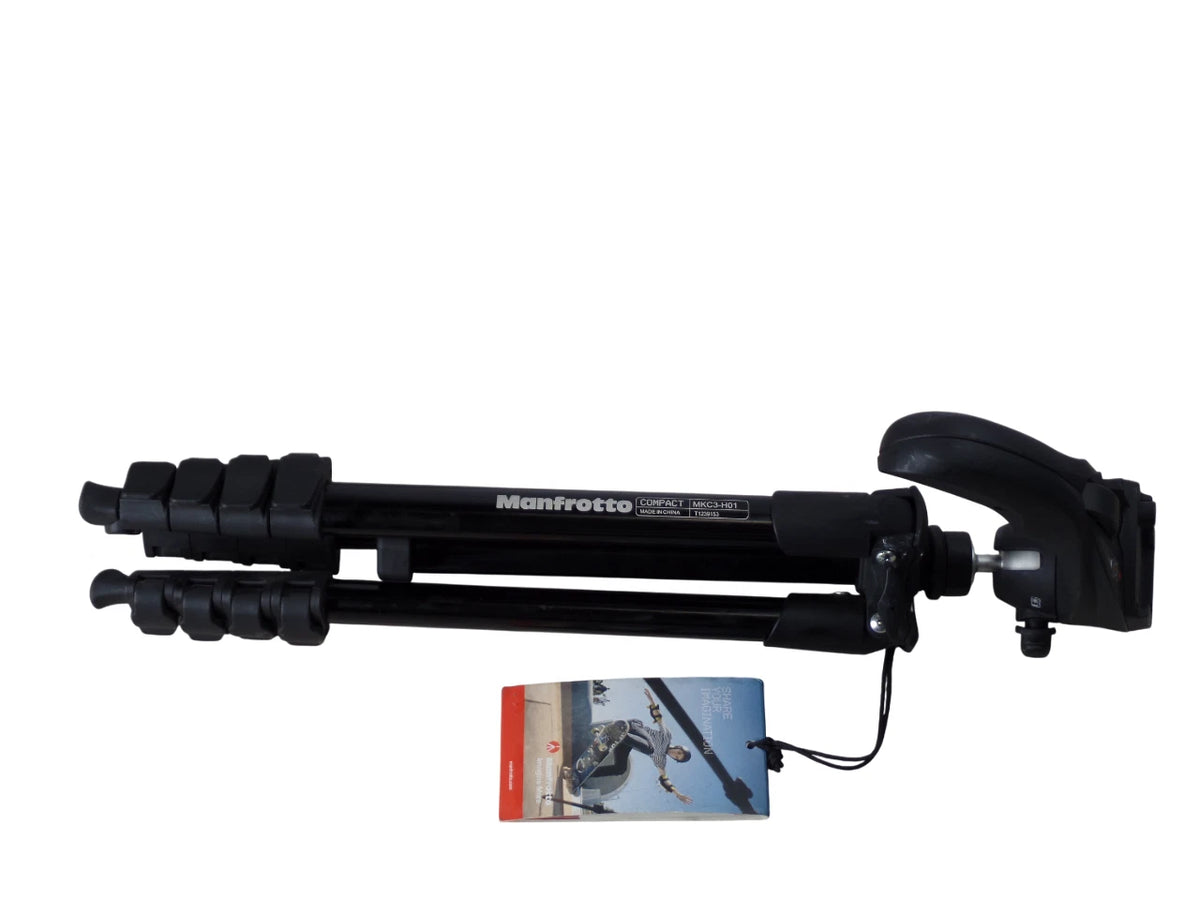 Manfrotto Tripod MKC3-H01 Compact Camera - Free Shipping.