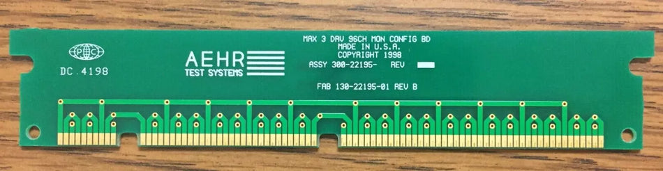 AEHR Test Systems 130-22195-01 MAX 3 DRV 96CH Mon Config Board