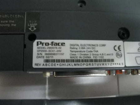 Proface GP2500-SC41-24V Touch Screen HMI GP2500SC41
