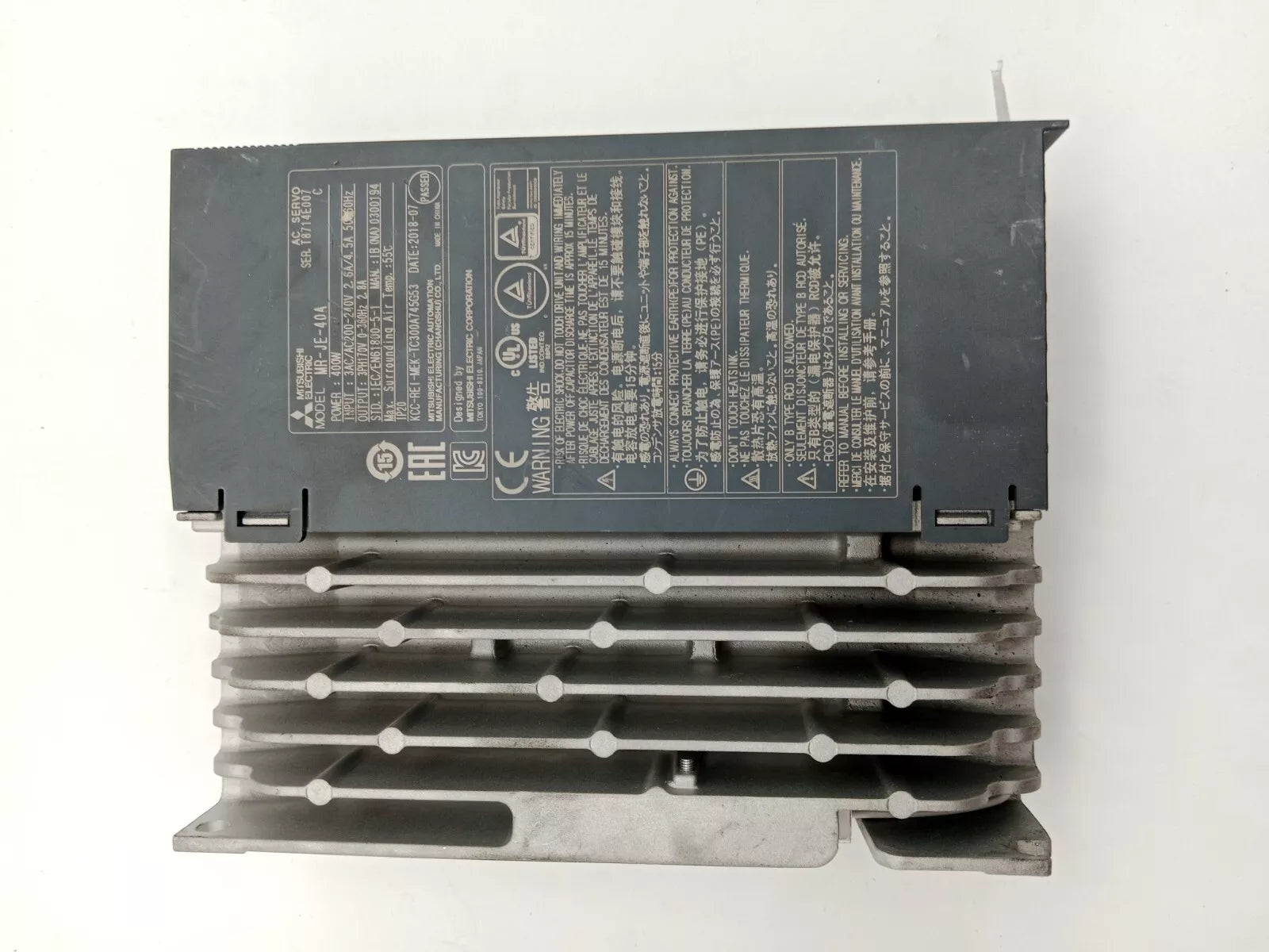 Mitsubishi Electric MR-JE-40A AC Servo Amplifier Digital Drive CNC Automation