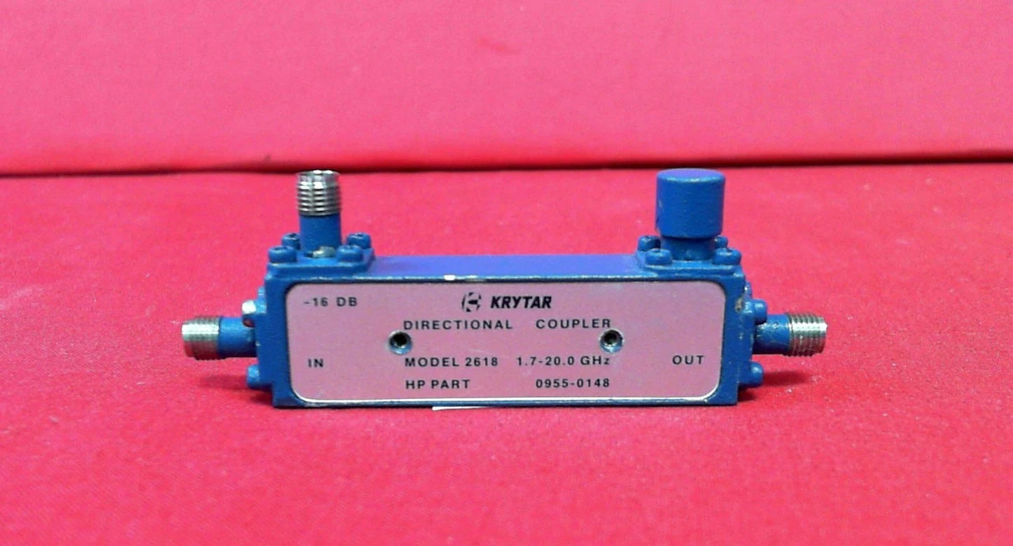 Krytar 2618, HP 0955-0148 Directional Coupler 1.7 - 20.0 GHz