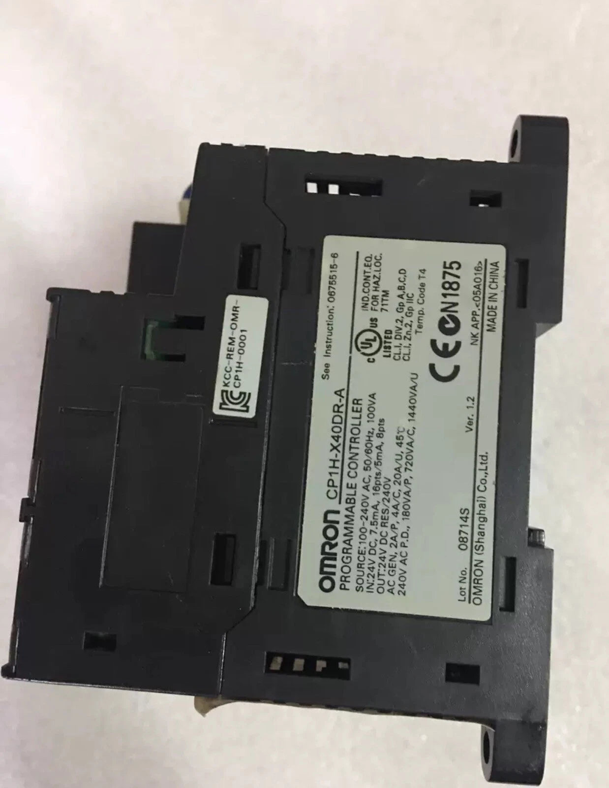 CP1H-X40DR-A Programmable Logic Controller (PLC) for Industrial Automation