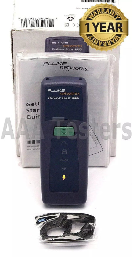 Fluke Networks TruView Pulse 1000 PoE Network Service Monitor - XG eqpt