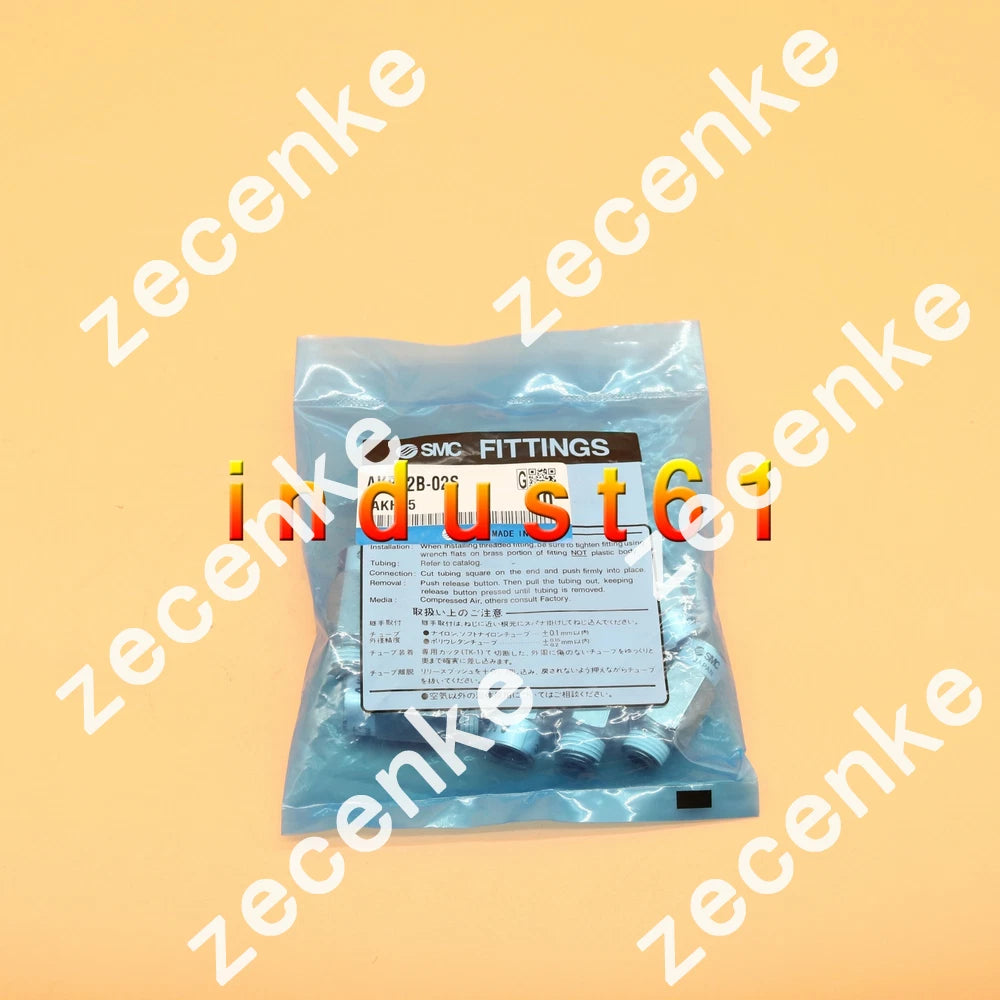 SMC AKB02B-02S Pneumatic Check Valve - 10PCS Pack