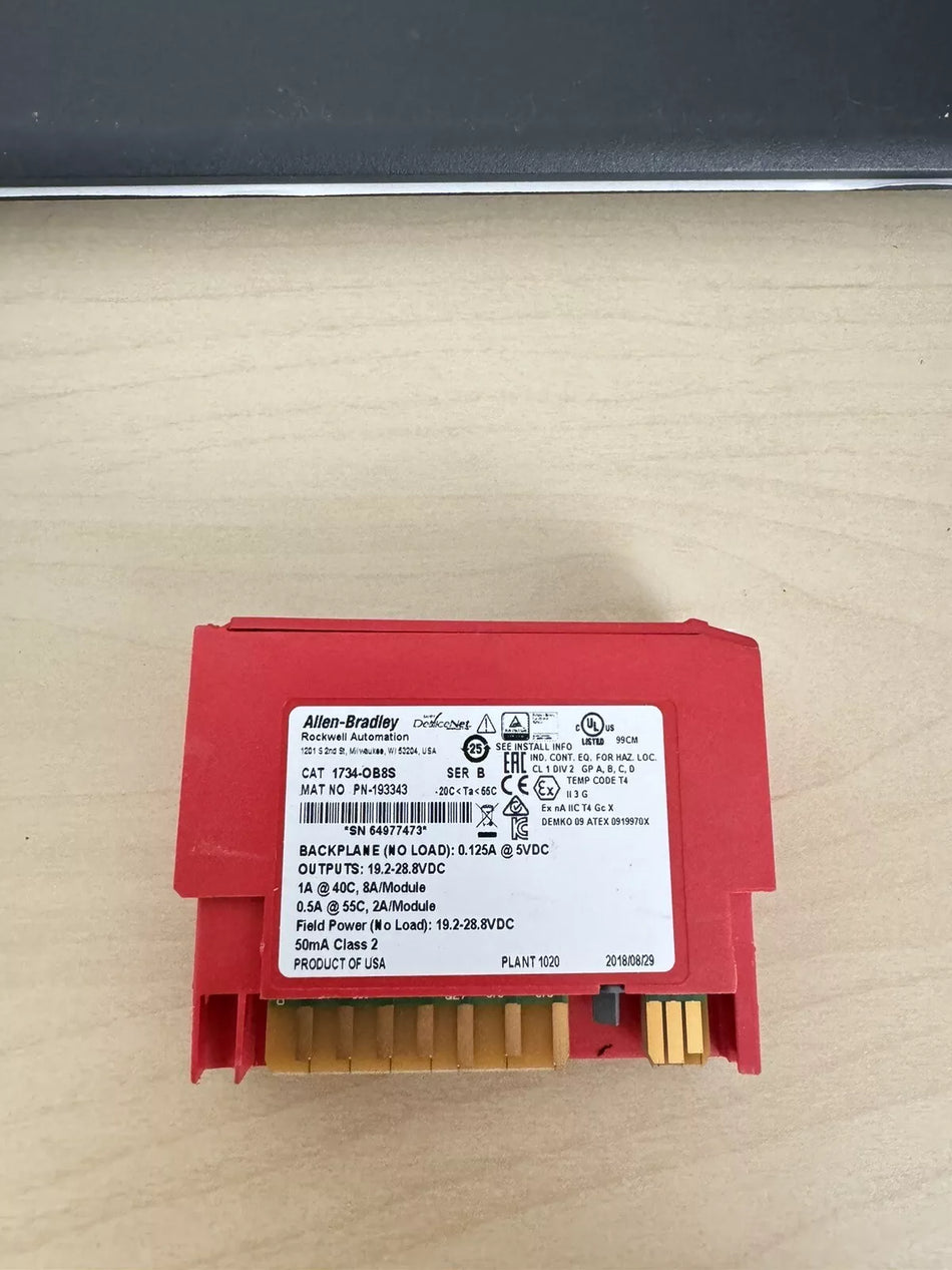 Allen Bradley 1734-OB8S Series B Output Module