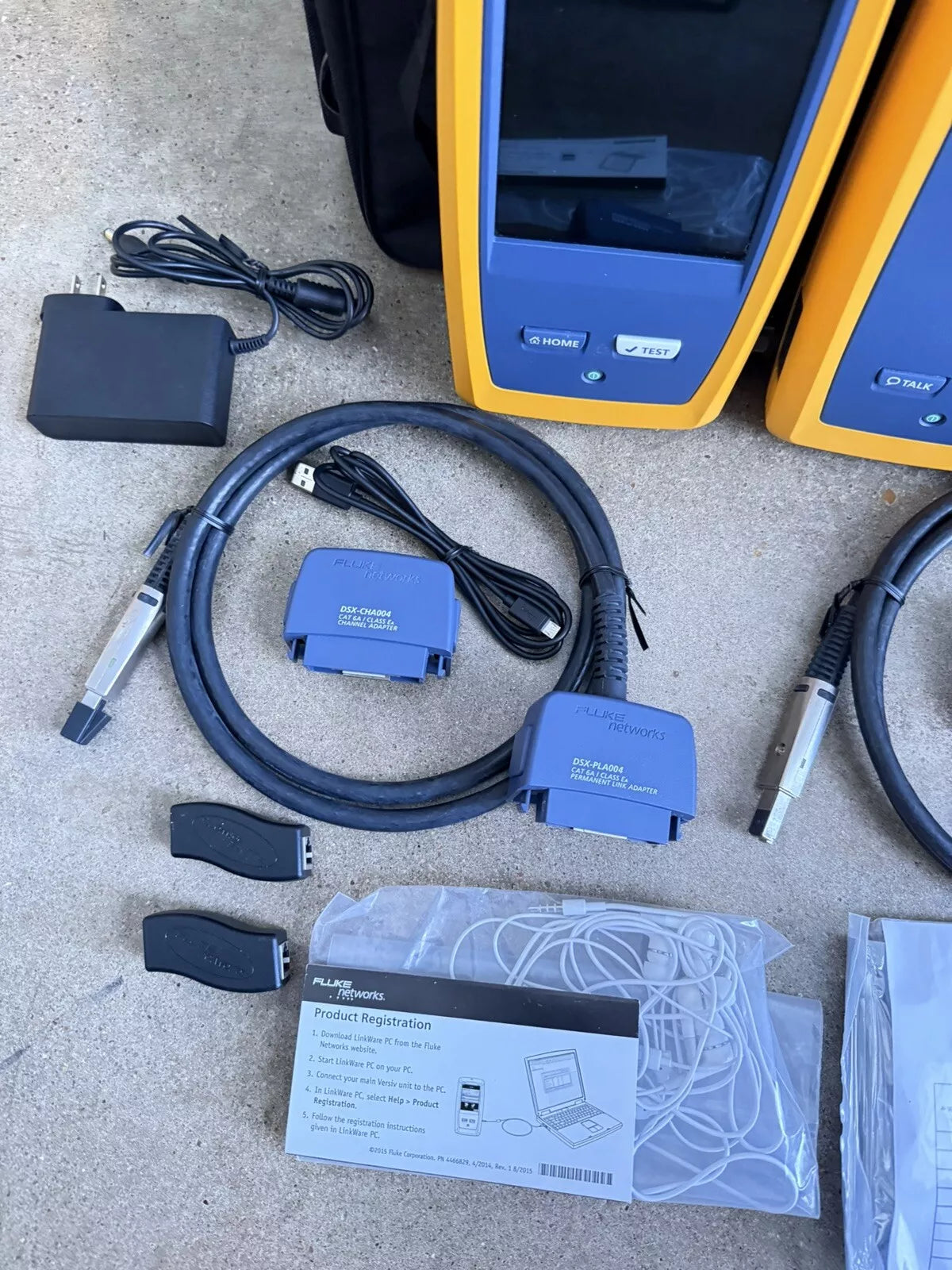 Fluke Networks DSX-5000 Versiv Cat6 Cable Certifier Tester Kit