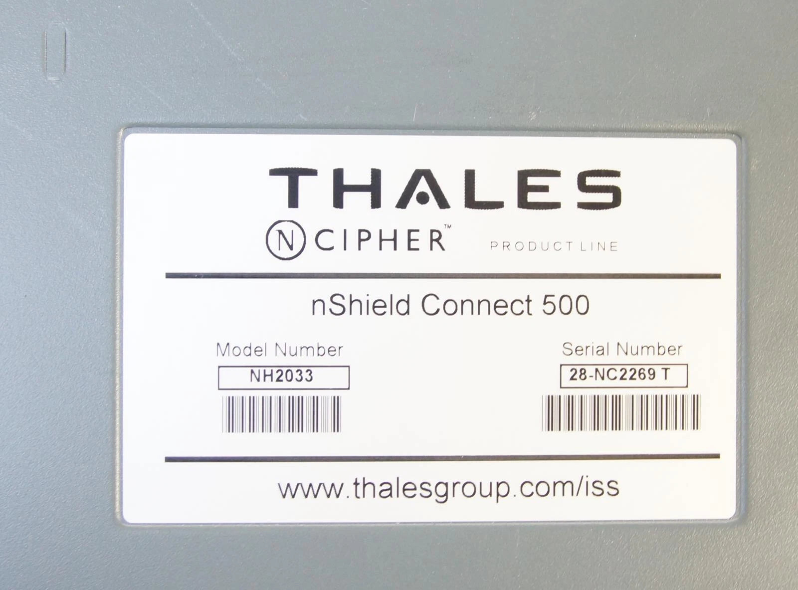 Thales Cipher nShield Connect NH2033 Security Appliance