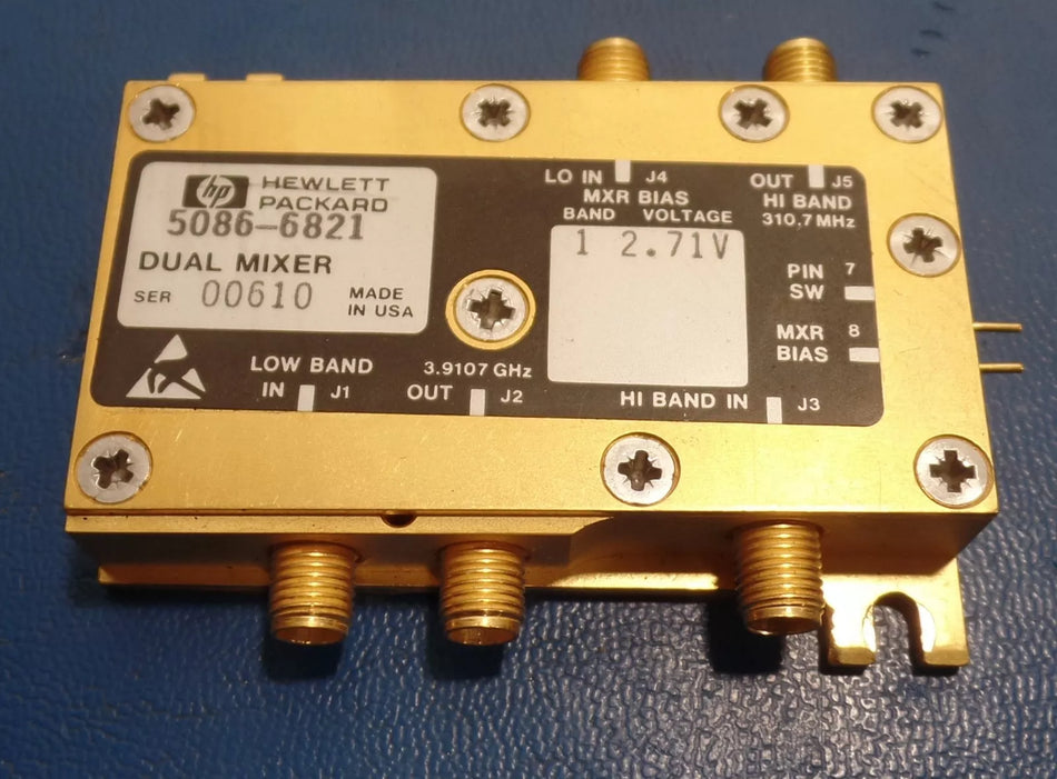 HP Agilent Keysight 5086-6821 Dual Band Mixer Compatible with 8561E 8560EL 8561EC