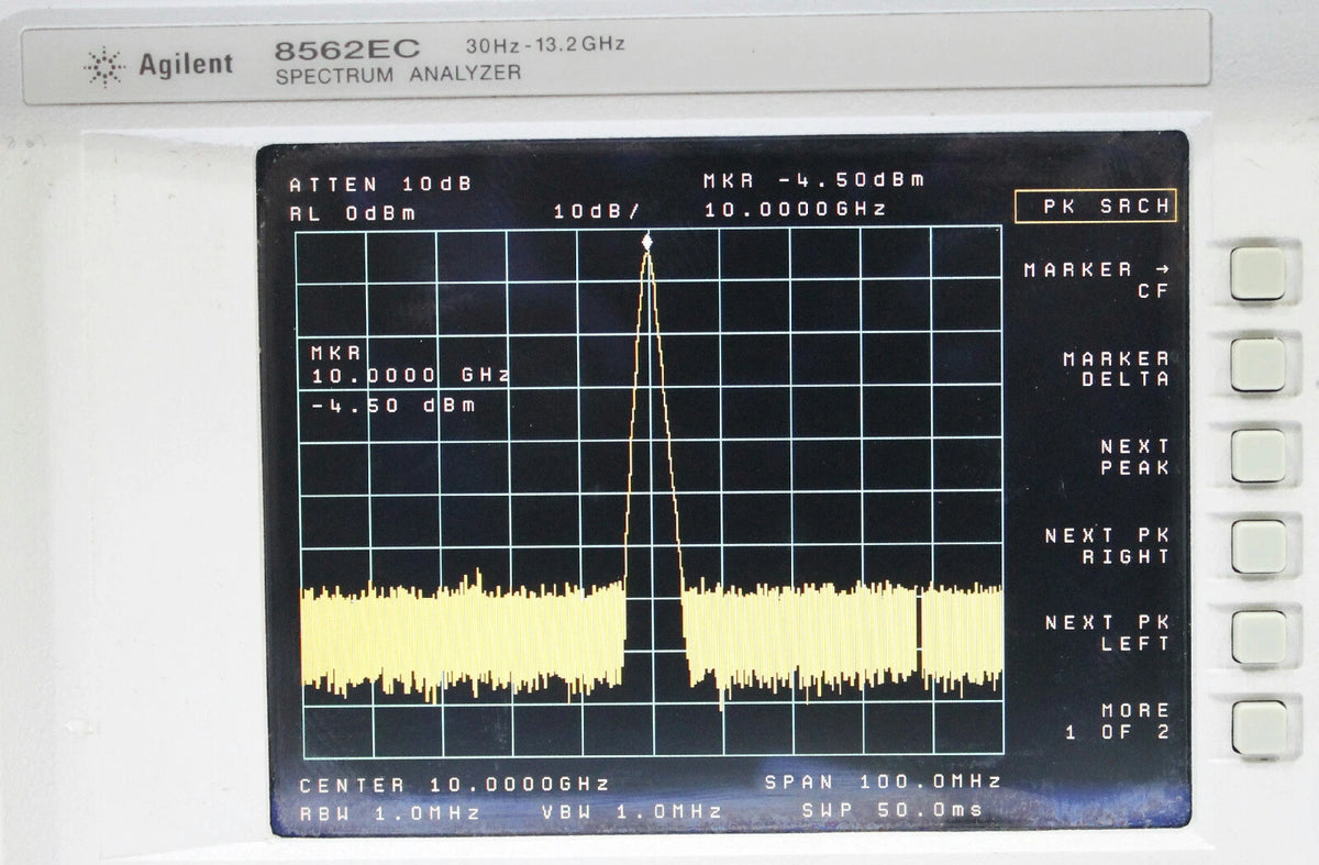 Agilent 8562EC 30Hz - 13.2GHz RF Spectrum Analyzer with Options 007 104