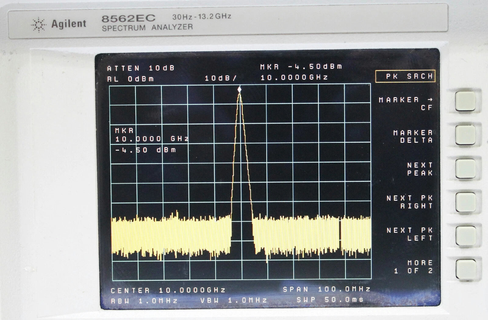 Agilent 8562EC 30Hz - 13.2GHz RF Spectrum Analyzer with Options 007 104