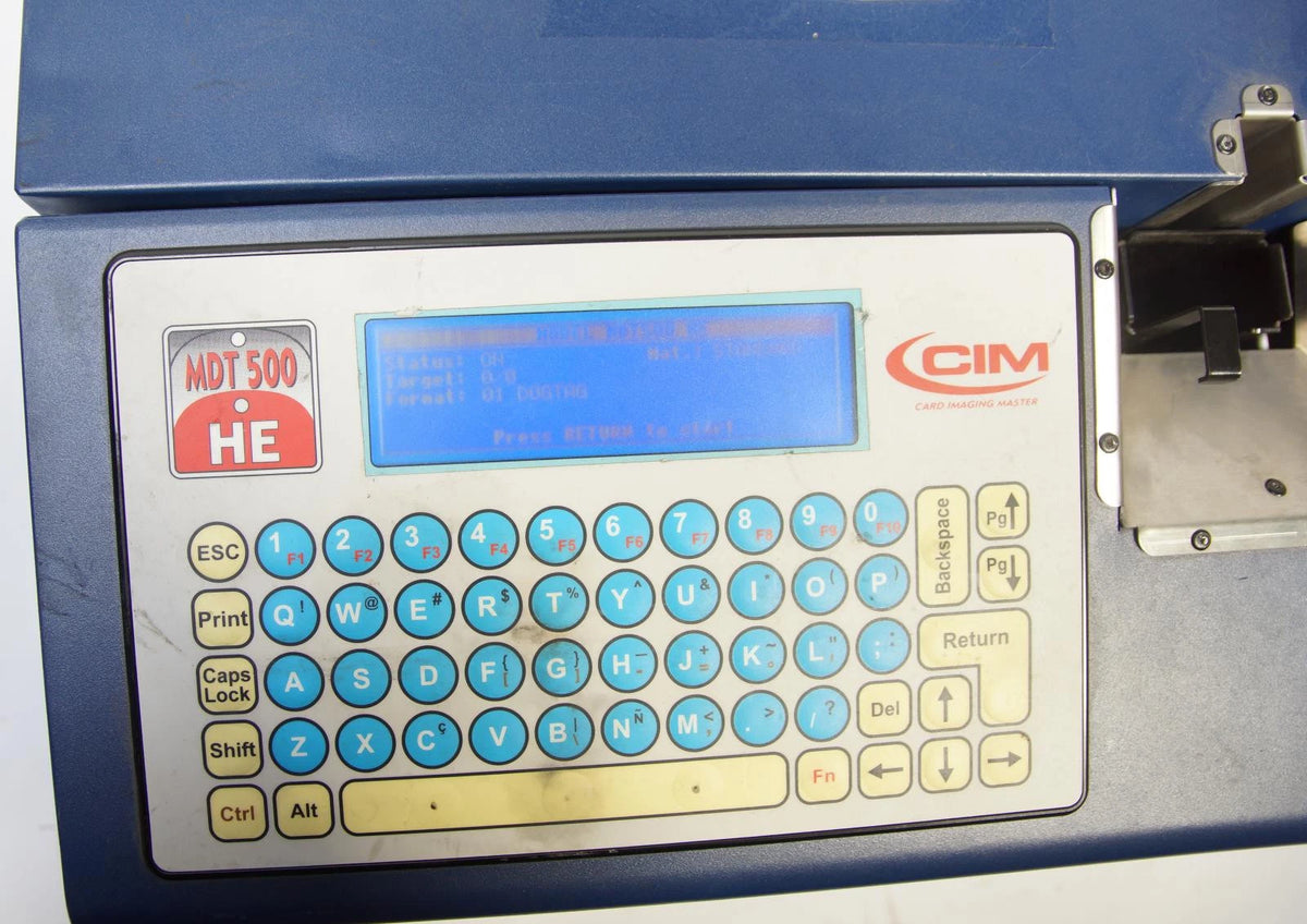 CIM MDT500 HE Portable Military Dog Tag / Metal Plate Embossing Machine