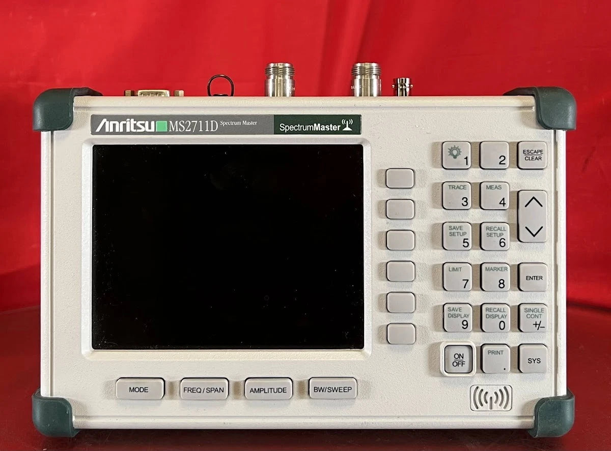 Anritsu MS2711D Opt. 21 Handheld Spectrum Analyzer to 3 GHz with Bad Display