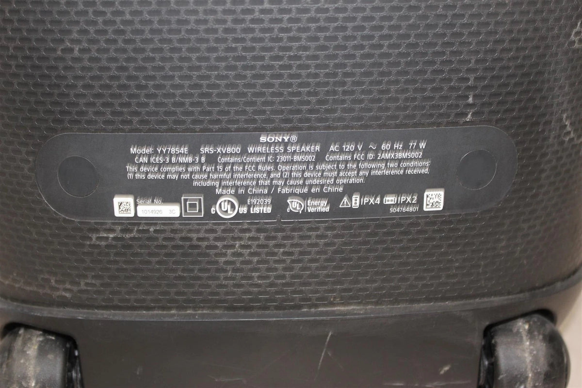 Sony SRS-XV800 X-Series Wireless Portable Bluetooth Karaoke Party Speaker