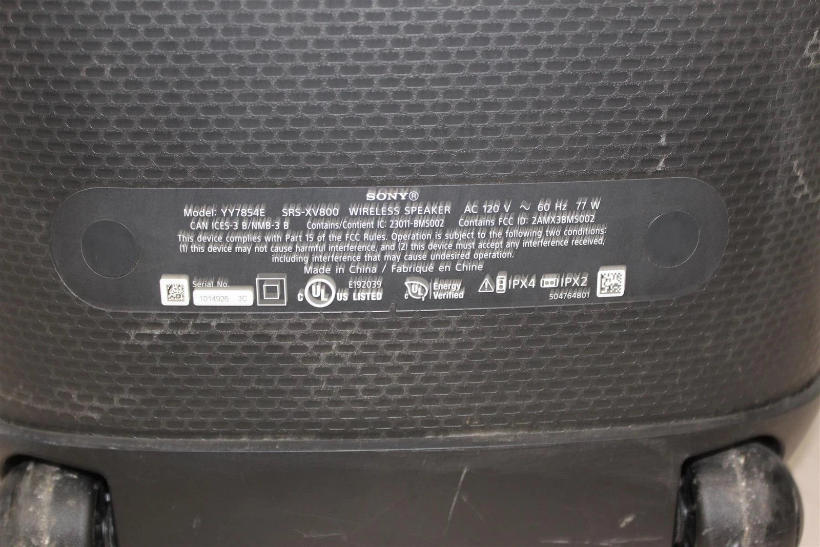 Sony SRS-XV800 X-Series Wireless Portable Bluetooth Karaoke Party Speaker