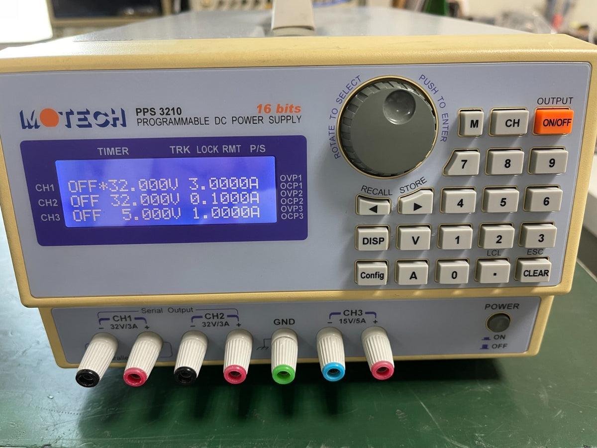 Motech PPS 3210 Programmable DC Power Supply 16 Bits _32106100003 - XG eqpt