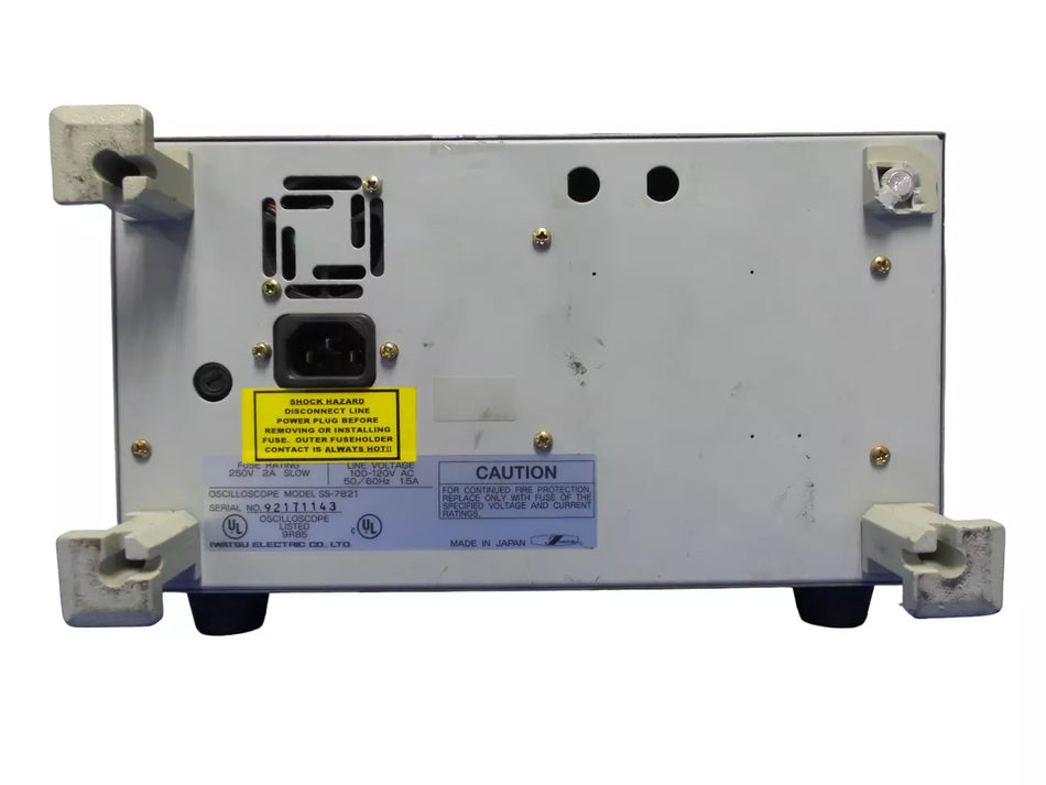 IWATSU SS-7821 Oscilloscope 200MHz - High-Quality Digital Testing Equipment