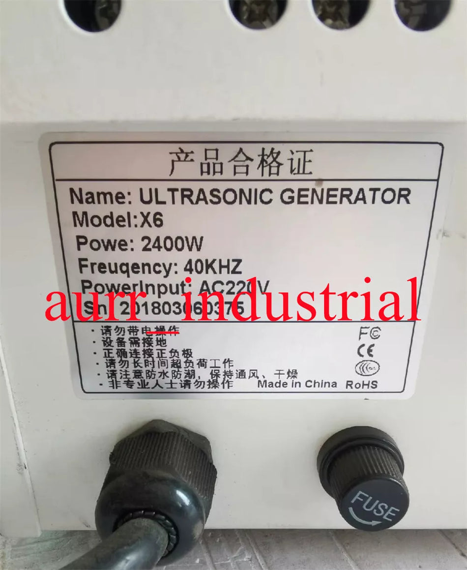 1 second-hand ultrasonic generator x6 produced by FedEx or DHL