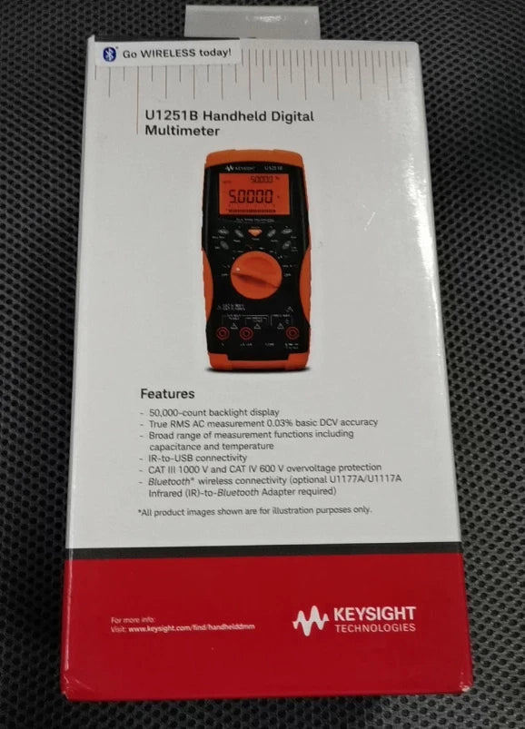 Keysight U1251B Handheld Digital Multimeter - High Precision Measurement Tool