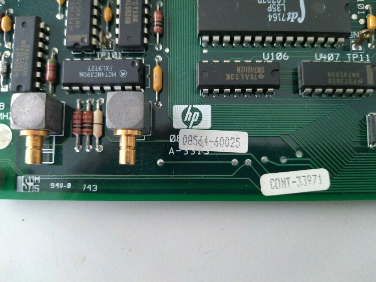 HP Agilent 08564-60025 A2 CPU Control Board assembly for 856x series 