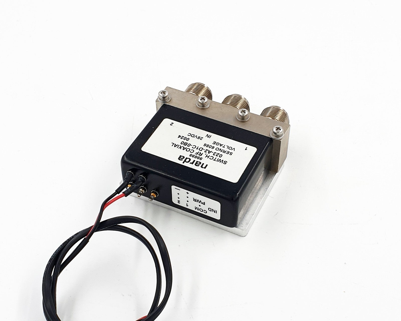 Microwave Coaxial Switch 023-A2-D1C-0B0 by Narda