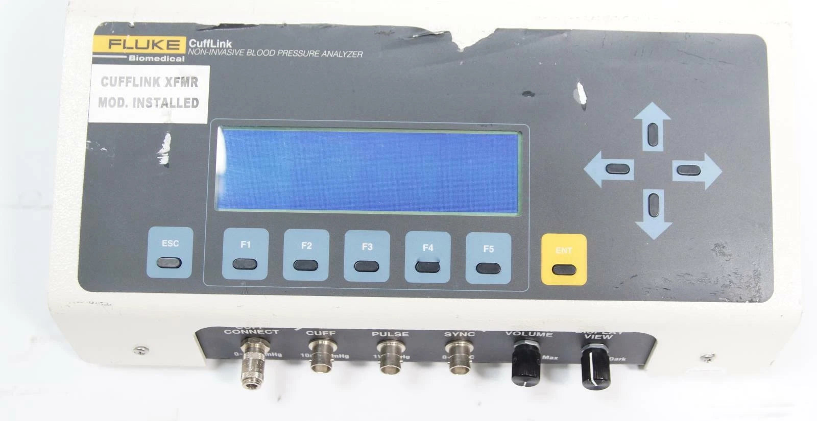 Fluke Biomedical CuffLink NIBP Non Invasive Blood Pressure Analyzer AS-IS