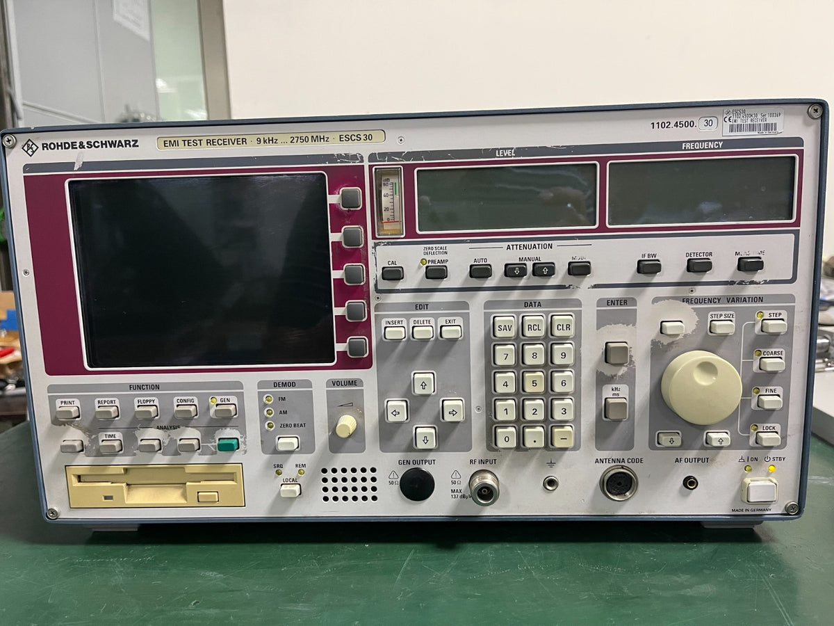 Rohde & Schwarz ESCS30 EMI Test Receiver 9 kHz - 2750 MHz _0369 - XG eqpt
