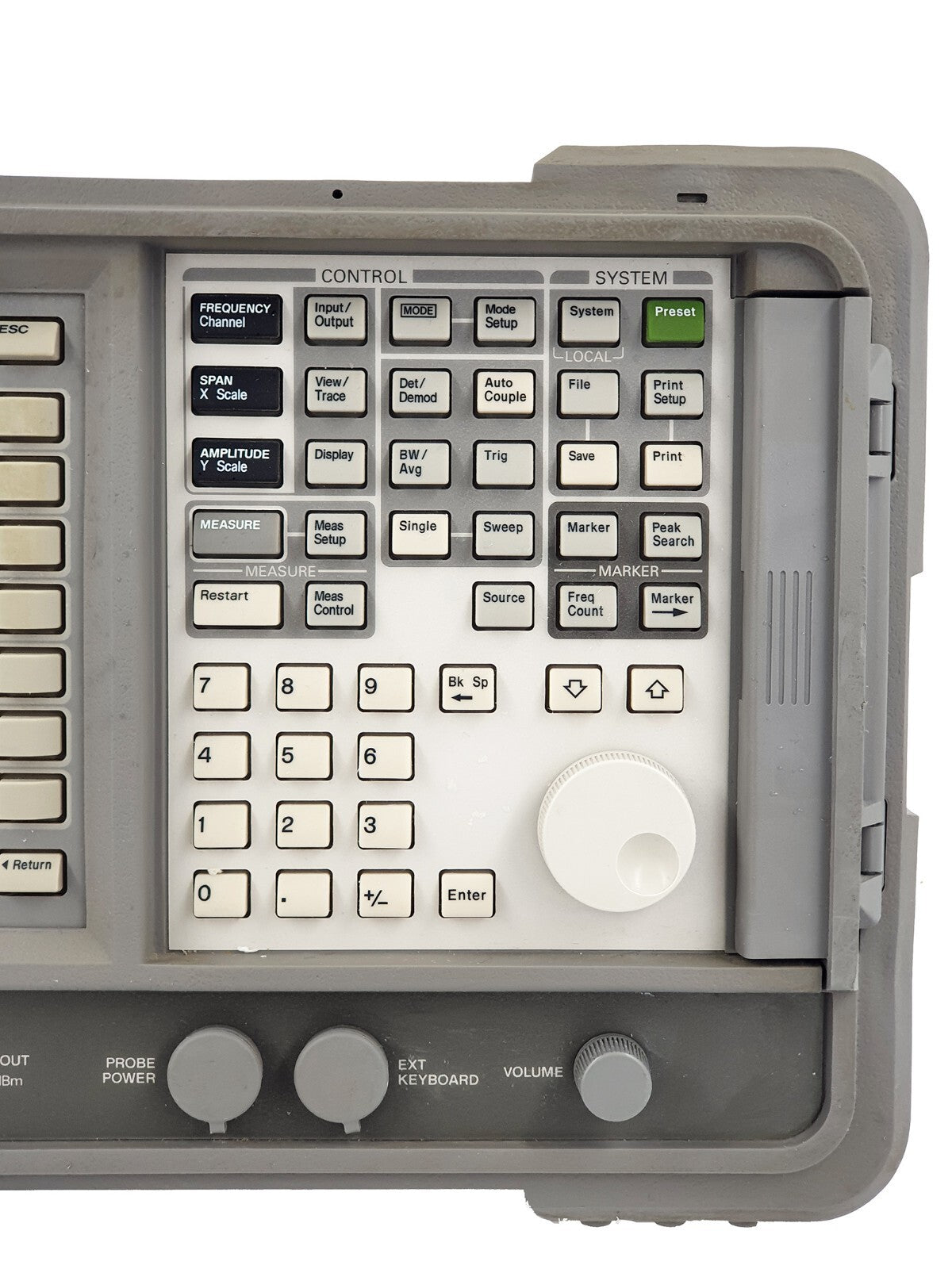Agilent Front Panel Display and Keyboard for E4407B Spectrum Analyzer
