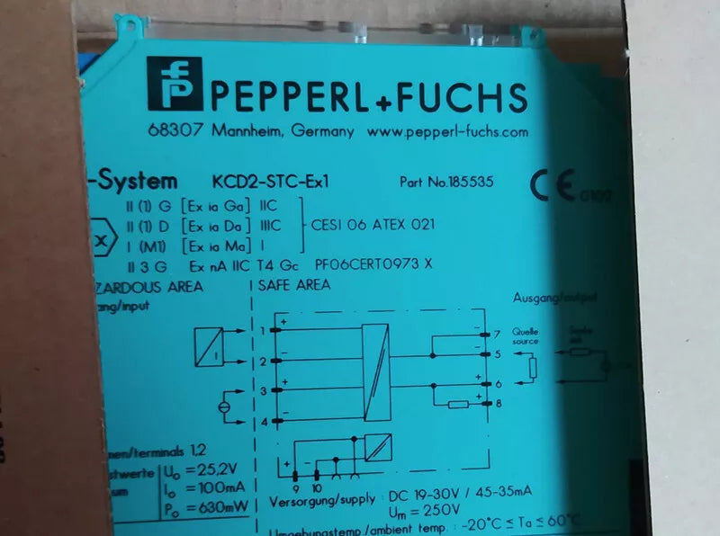 PEPPERL+FUCHS KCD2-STC-EX1 Safety Barrier with Expedited Shipping