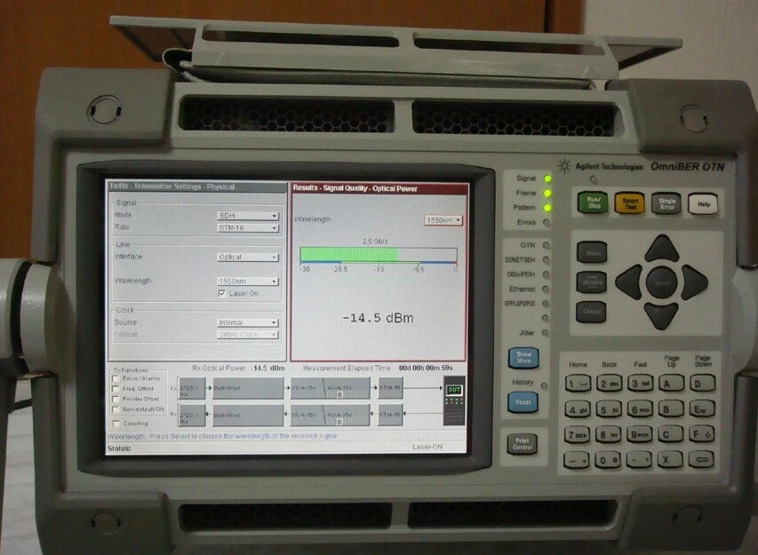 Agilent J7232A 004/106/325/330/610/UK6 OmniBER OTN Communications Analyzer