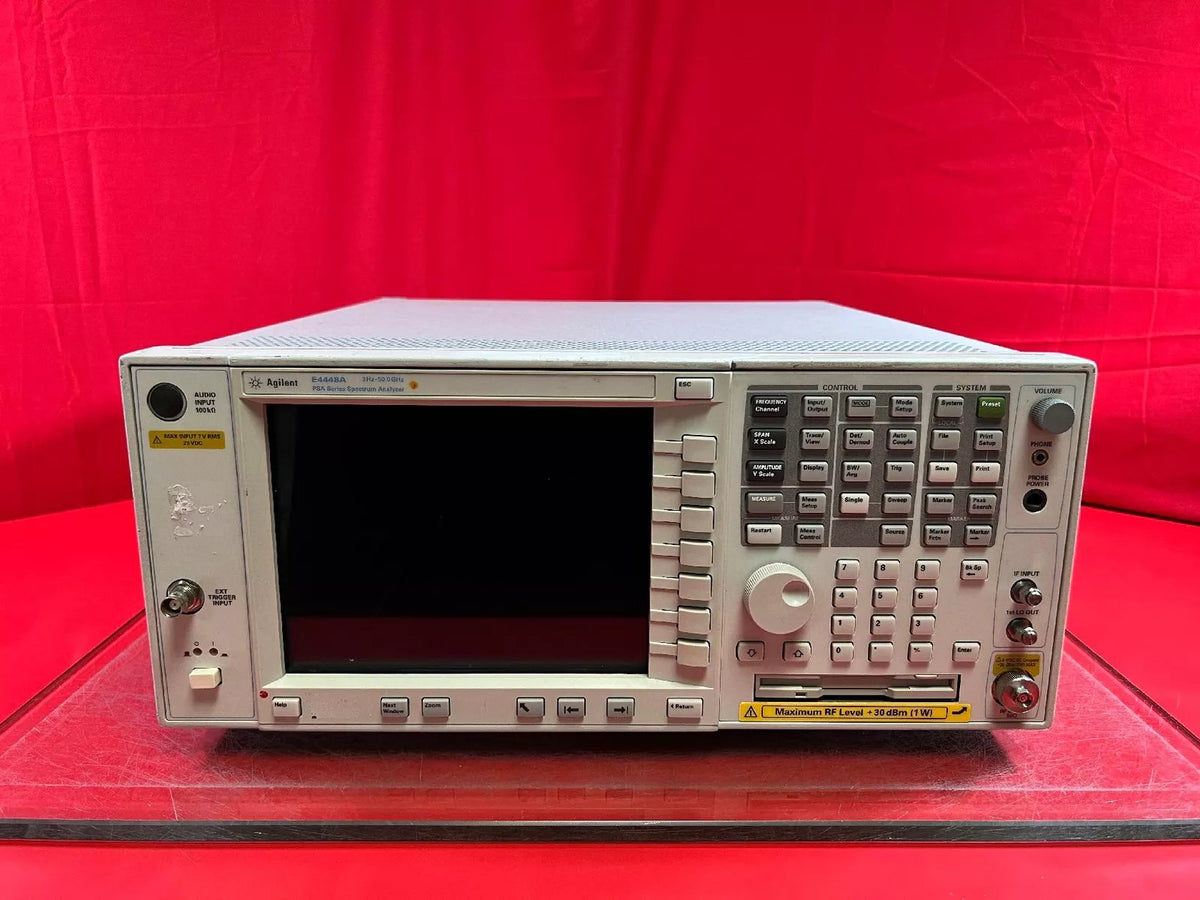 Agilent Keysight E4448A Opt. 111/115/AYZ Spectrum Analyzer 3Hz-50GHz PSA Series