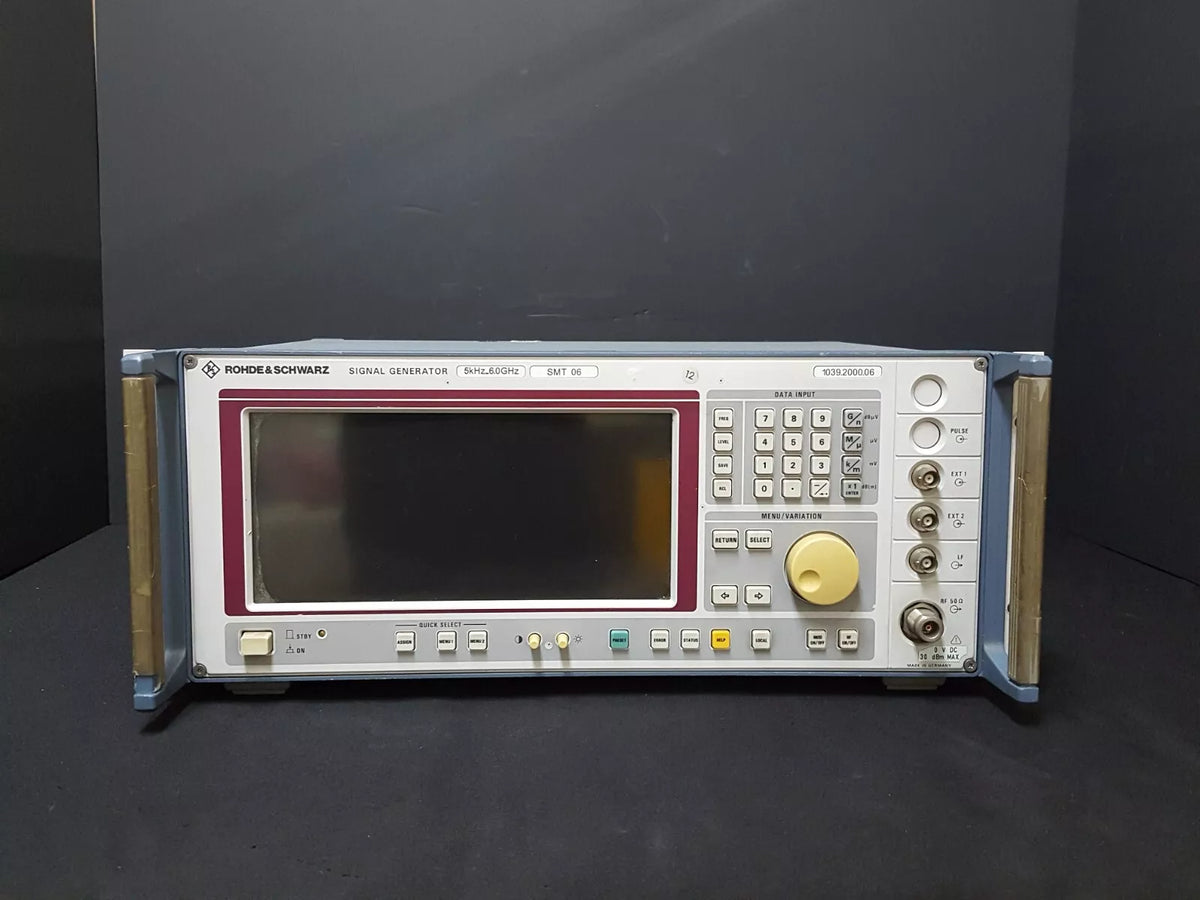 R&S SMT06 5kHz - 6GHz Signal Generator As-is Selling (0238)