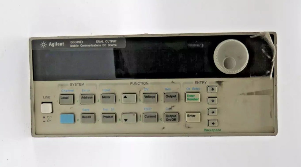 Agilent 66319D Dual Output Mobile Communications DC Source 220V Power Supply