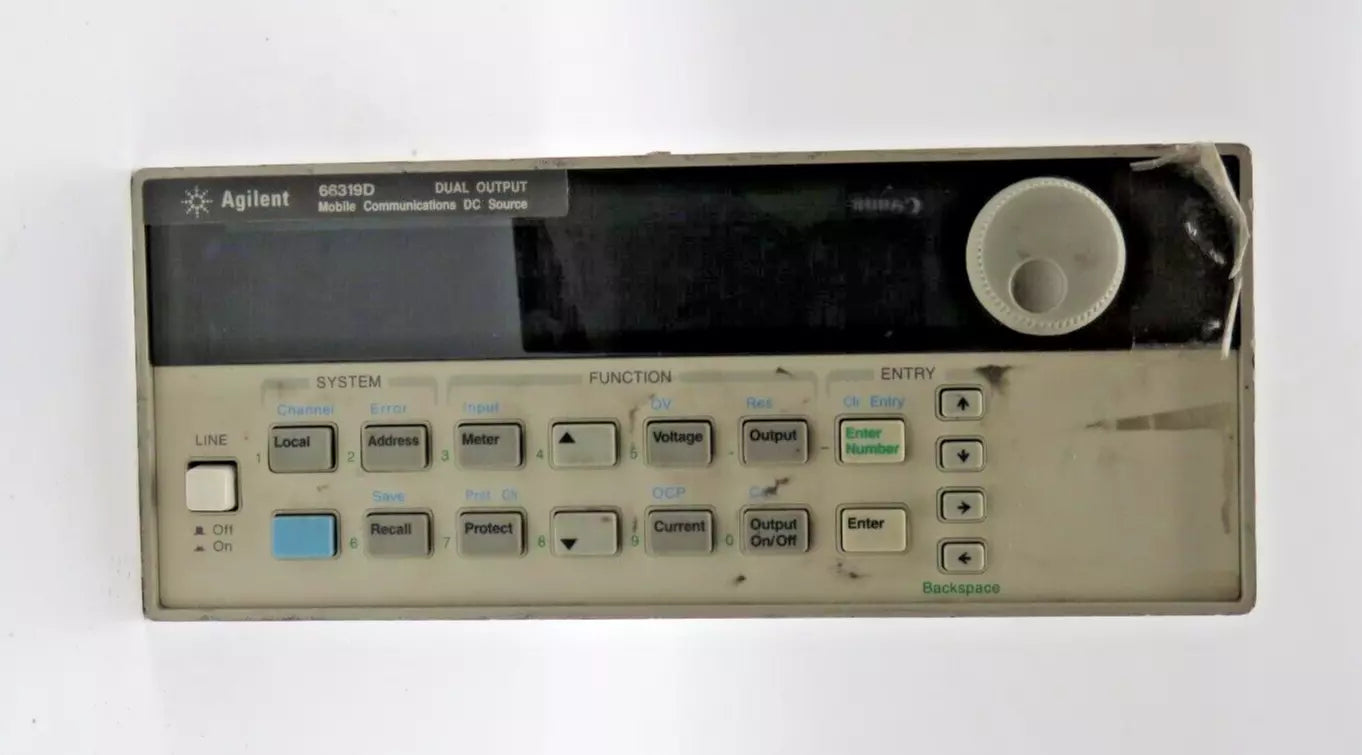 Agilent 66319D Dual Output Mobile Communications DC Source 220V Power Supply