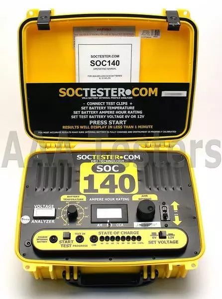 SOCTester SOC140 Battery Analyzer State of Charge Tester SOC-140