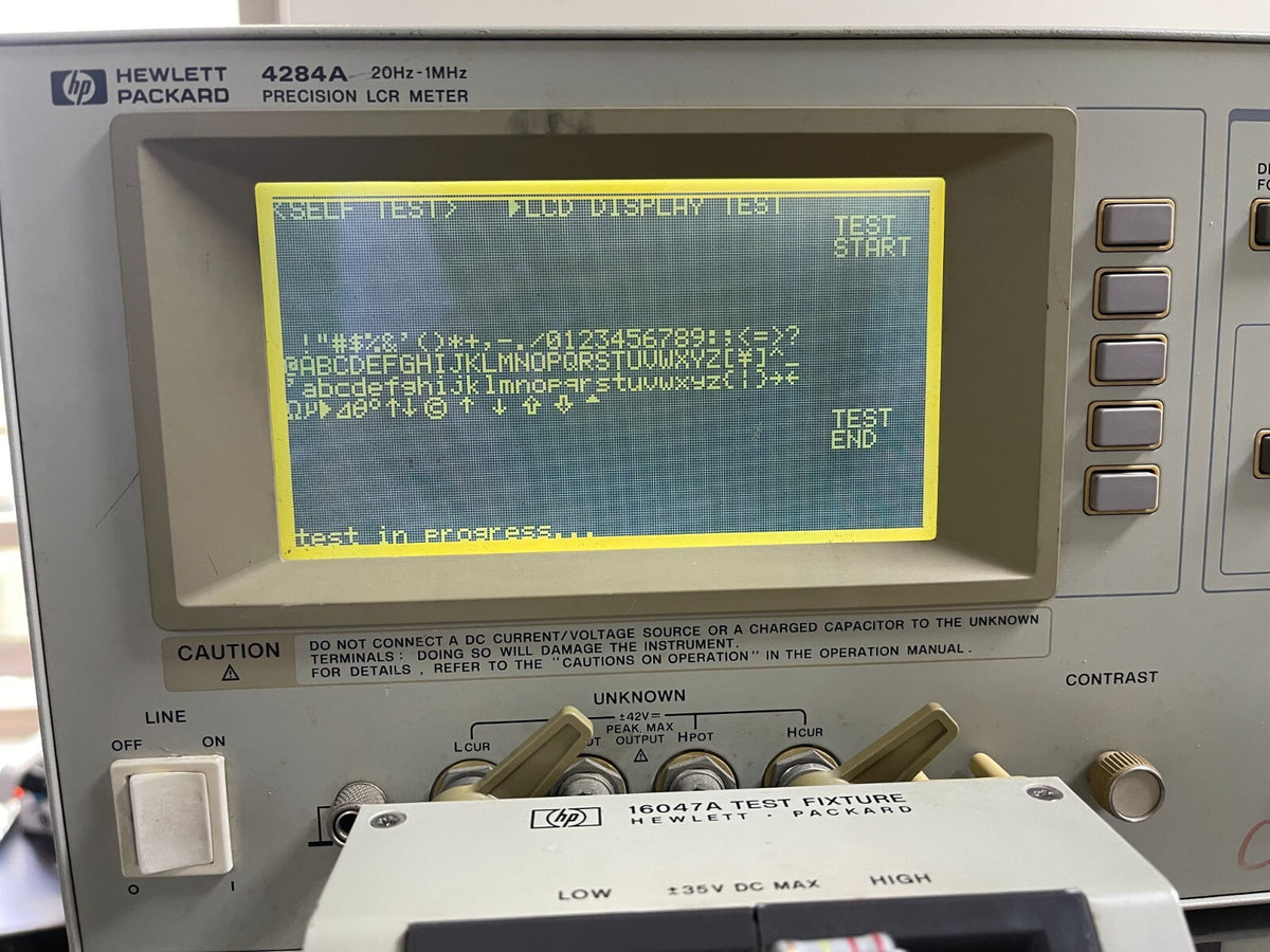Agilent HP 4284A Precision LCR Meter 20Hz - 1MHz _ 6859 - XG eqpt