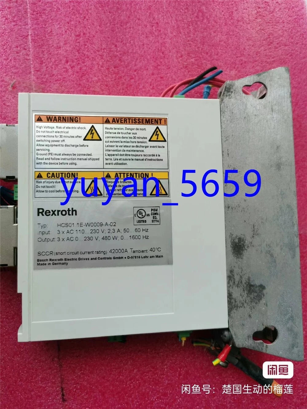 1PCS Used Rexroth HCS01.1E-W0009-A-02 Servo Drive - Fast Shipping by DHL or FedEx