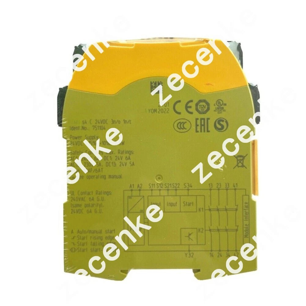 PILZ PNOZ S4 751104 Safety Relay - 1PCS New