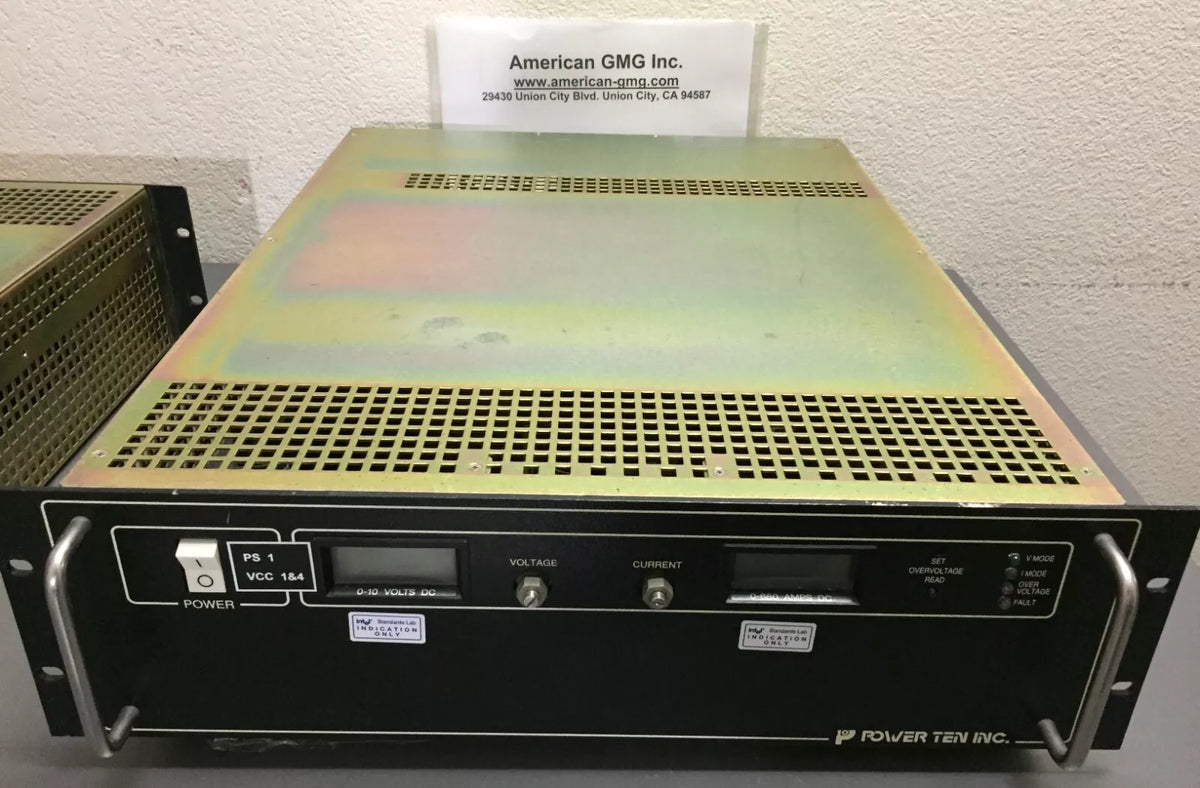 Power Ten P63C-10660D High Current Heavy Duty DC Power Supply