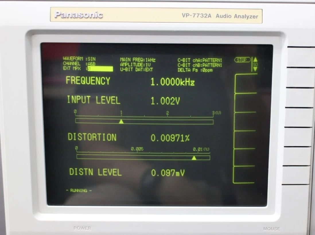 Panasonic VP-7732A Digital Audio Analyzer