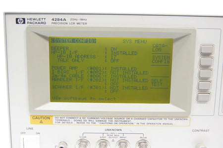 HP / Agilent 4284A Precision LCR Meter 20Hz-1MHz