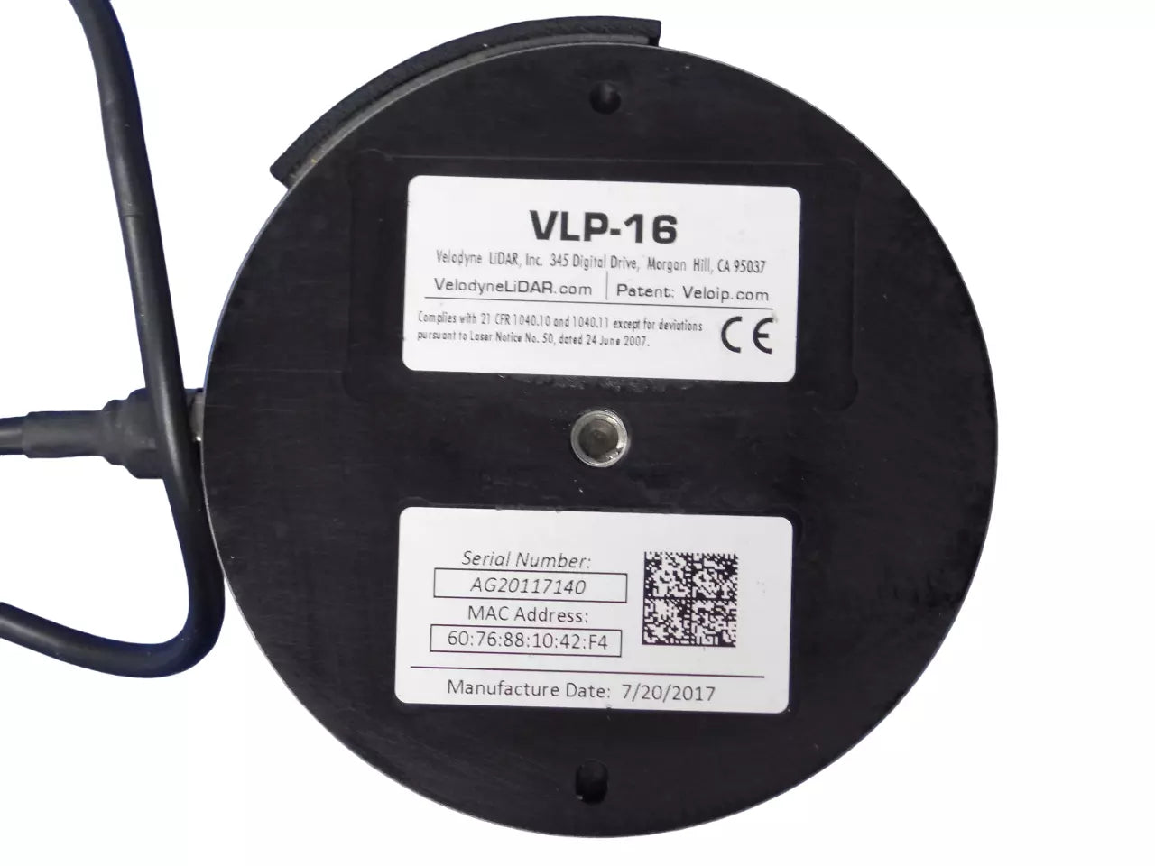 Velodyne LiDAR VLP-16 Puck Sensor 360 Degree