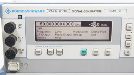 Rohde & Schwarz SMR60 10 MHz - 60 GHz Signal Generator 1134.9008.60 READ