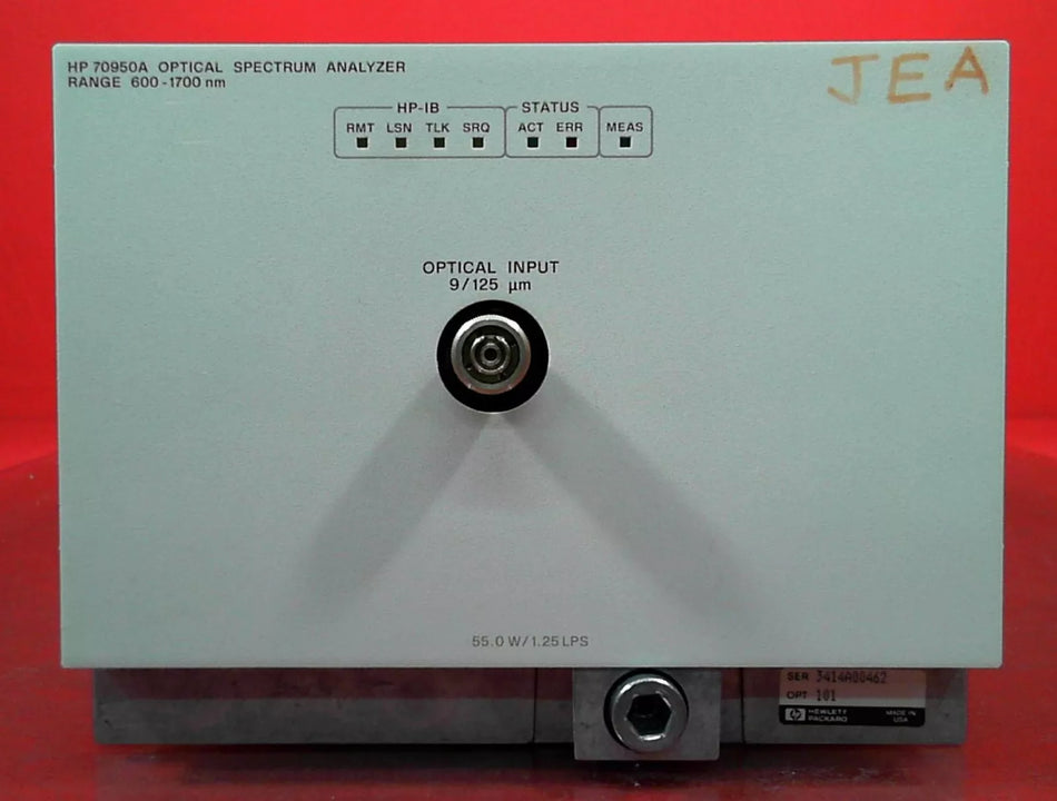 HP - Agilent - Keysight 70950A -101 Optical Spectrum Analyzer 3414A00462