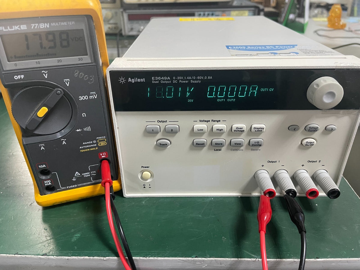 Agilent E3649A Dual Output Power Supply 0-35V 1.4A ,0-60V 0.8A_33-26-45-<wbr/>35-11-19