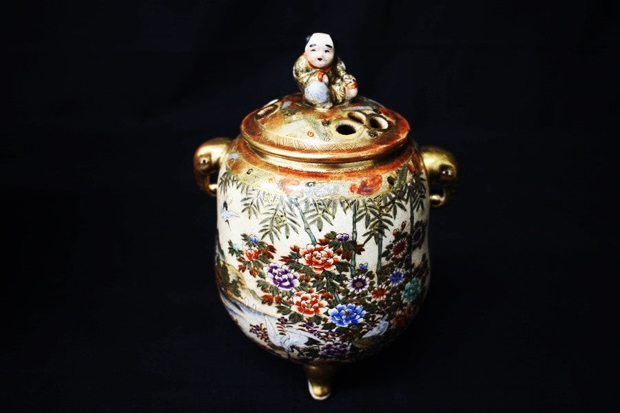 Satsuma Porcelain Insence Burner